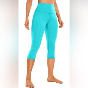 CRZ YOGAWomens Butterluxe High WaistedWorkout Leggings Buttery Soft Capris Yoga